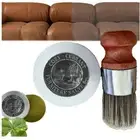 8oz Wise Owl Furniture Salve for Leather with Boar Bristle Brush