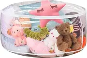 Stuffed Animal Bean Bag Chair Cover: PVC Material Clear Waterproof Stuffable Beanbag - Plush Toys Storage Used for Organizing Soft Stuff Dolls