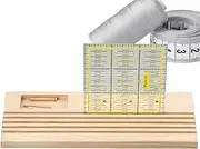 Wooden Ruler Holder - Quilt Ruler Holder, Patchwork Ruler Frame | Quilt Ruler Holder with Slot, Quilting Grid Ruler Holder, Template Organizer, Su