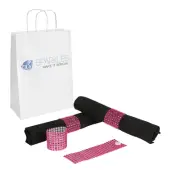 200 Dark Pink Rhinestone Napkin Rings - 8 Row Reusable Fasteners