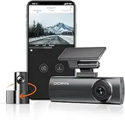 [ddpai] Car Dash Cam 1296P+1080P Front and Rear Built-in WiFi G-Sensor with Smart APP Control, Night Vision, WDR, Loop Recording, Collision Lock, 24 Hours Parking Monitor, Support 256GB TF Card, N1 Dual