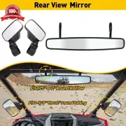UTV Rear view Side Mirror And Center Mirror For 1.75" OR 2" Roll Bar Cage Mount