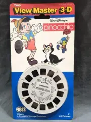 Vintage RARE 1992 Viewmaster DISNEY PINOCCHIO REELS - NEW