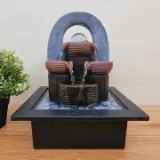 30cm Water Fountain - Indoor Water Feature with LED Light and Spinning Ball
