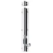 15cm Plain Barrel Bolt, Chrome