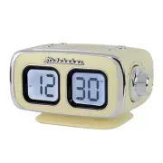 Large Display LCD AM/FM Retro Clock Radio USB Bluetooth Aux-in Bedroom Kitche...