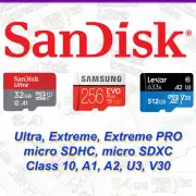 SanDisk Ultra 32GB 64G 128GB 200G 256G 400G 512G micro SD SDXC Lexar memory card