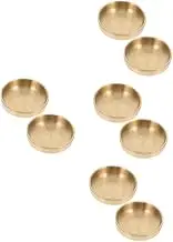 Luxshiny Sets Versatile Sauce Dish Small Condiment Plate Dessert Bowl Soup Serving Bowl Metal Sauce Plate Pcs