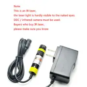 High Power Infrared IR dot Laser 830nm 250mW Module Laser with adapter 16x68mm