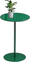Green Round Bar Table, Counter Bistro Pub Tables Tall Top Table for Cocktail, Circular Coffee Table for Home Office, Dining Room and Kitchen Desk, Tables