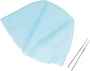 NOLITOY Silicone Hair Coloring Hat Salon Dyeing Tool with Crochet Hooks for Attractive Fashionable Styles