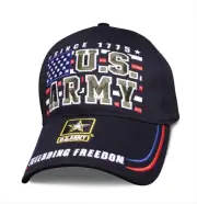 Military Army Flag Defending Freedom Hat Baseball Cap Capsmith New