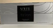 SOLEIL Mini Ceramic Flat iron Purple - Travel Ceramic Plates Straightener