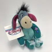 NWT Disney Store Winnie the Pooh Bean Bag Dinosaur Eeyore 9" Plush Toy HALLOWEEN