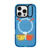 iPhone 16 Pro Impact Ring Stand Case MagSafe Compatible I Love Tea Too