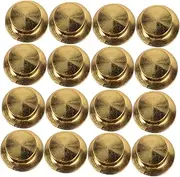[Operitacx] 1 Box Round Jewelry Buckle Locking Pin Back Pinback Pin Locks Jewelry Tags Pin Backing Flat Brooch Pin Backs Locking Backs Spring Clutch Replacement Pin Backs The Back Holder Alloy