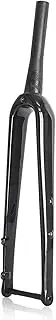 Road Bike Front Fork 700C Carbon Bike ered Fork Ultralight Rigid Forks Black