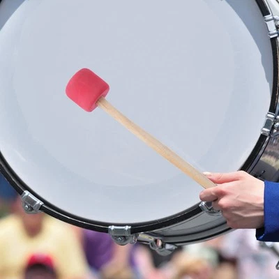 5 Comfortable Foam Bass Mallet Sticks For Percussion BX
