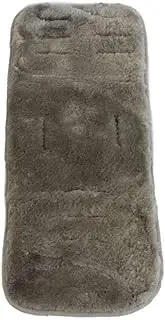 [Naturally Sheepskins] Lambskin Pram/Stroller Liner, Merino Lambskin, 75 x 30cm, Universal fit, Temperature regulating, Breathable, Easy-Care (Grey)