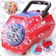 Upgraded Bubble Machine with 2 Speed Levels,Blow 20000+ Bubbles/Minute,Portable