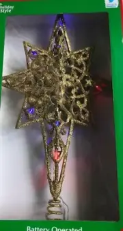 Holiday Style Bethlehem Tree Topper Battery Operated