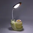 Creative Snail Eye-Care Led Lamp Bedside Lamp Learning Reading Lamp With Penc US