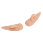 (Skin Color)10 Pairs Hammer Toe Cushions Pad SEBS Corrector Middle Toe VIS