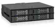 Icydock MB607SP-B ToughArmor Rugged Full Metal 4Bay 2.5" SATA/SAS HDD & SSD Cage