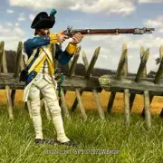 FRECH ROYAL DEUX-PONTS 1781 STANDING FIRING 16175 mint in box Britains 54mm