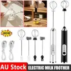 Mini Electric Milk Frother Handheld Electric Whisk Foam Maker 3 Speed Mixer USB