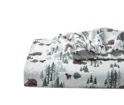 - Queen Sheet Set, Warm Breathable Cotton Flannel Bedding with Deep Pockets, ...