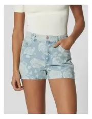 [ONLY] Jagger High Waisted Shorts in Light Blue Denim