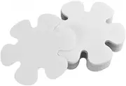 20 Pieces Non-Slip Bath Stickers Flower Shape Safety Shower Mats Self Adhesive Anti-Slip Appliques for Bathtub Pools