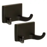 Design House 191288 Millbridge Double Hook Robe Hook - Bronze