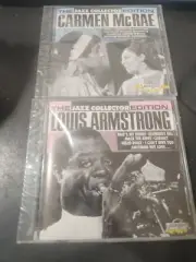 Carmen Mcrae Jazz + Louis Armstrong Jazz 2 CDs Brand New Sealed