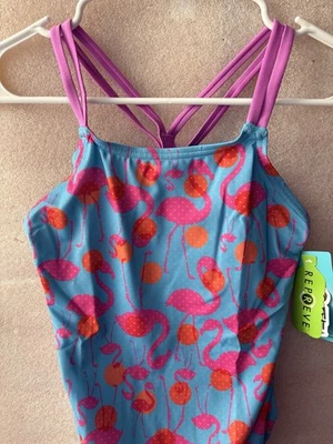 SPEEDO ENDURANCE One Piece Swimsuit Double Strap 690 Multicolor Size 30 . ( S )
