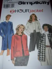 UNCIRCULATED SIMPLICITY #9824 - LADIES ( 2 HR-4 STYLE ) JACKET PATTERN 6-16FF