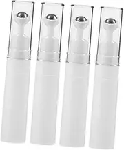VICASKY 4pcs Roll Glass Rollerball Bottles for Essential Oils Eye Aromatherapy Travel Friendly Containers for Deep Nourishment Dark Reduction Versatile Use