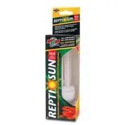 ReptiSun 10.0 UVB 13 Watt Desert Mini Compact Fluorescent Reptile Lamp by Zoo Med