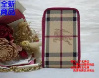 在飛比找Yahoo!奇摩拍賣優惠-優買二手精品名牌店 BURBERRY 金鍊 桃紅 騎士 格紋