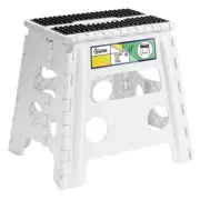 Uinicor 13" Folding Step Stool for Adults and Kids Holds Up to 300 lbs ,Non-Slip