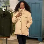 NWT by UGG Koolaburra XL Tan Beautiful Sherpa Teddy Jacket