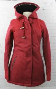 O'Neill Womens Woods Parka Jacket Small Cabernet New