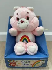 vintage 1984 kenner care bears - cheer bear - brand new!