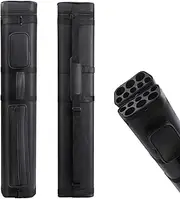 Oztwel 3x5 Pool Cue Case, Hard Pool Cue Case,Leatherette Billiard Stick Case, high Capacity Pool Stick Case Holds 3 Cue Butts and 5 Cue Shafts