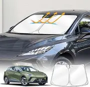 X-CAR Windscreen Sun Shade for MG MG4 2023-2025 Blocks UV Rays Foldable Custom Wind Screen Sun Visor Protector