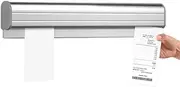 [Generic] Receipt Holder, Kitchen Ticket Rail, Order Ticket Holder, Wall Mounted Slide Restaurant Check Rack | No Drilling Receipt for Working Places, Metal Bill Rack Rail for Hotels, Shops and Cafe