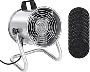 Powerful Portable Range Hood 2800 Rpm Airflow, Portable Kitchen Exhaust Fan for Cooking, Strong Ventilation, Frying Pan & Steak Cooking, Aluminum Alloy Blades with 10 PCS Activated Carbon Filter
