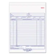 Rediform Purchase Order Book 8 1/2 x 11 Letter Three-Part Carbonless 50