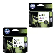 HP 63XL Ink Cartridge Black Cyan Magenta Yellow Option Value Pack